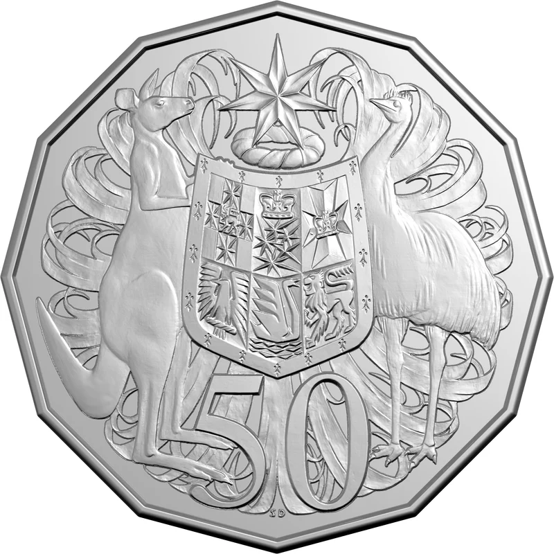 ROYAL AUSTRALIAN MINT - 2026 50C CIRCULATING COIN ROLL NON-PREMIUM