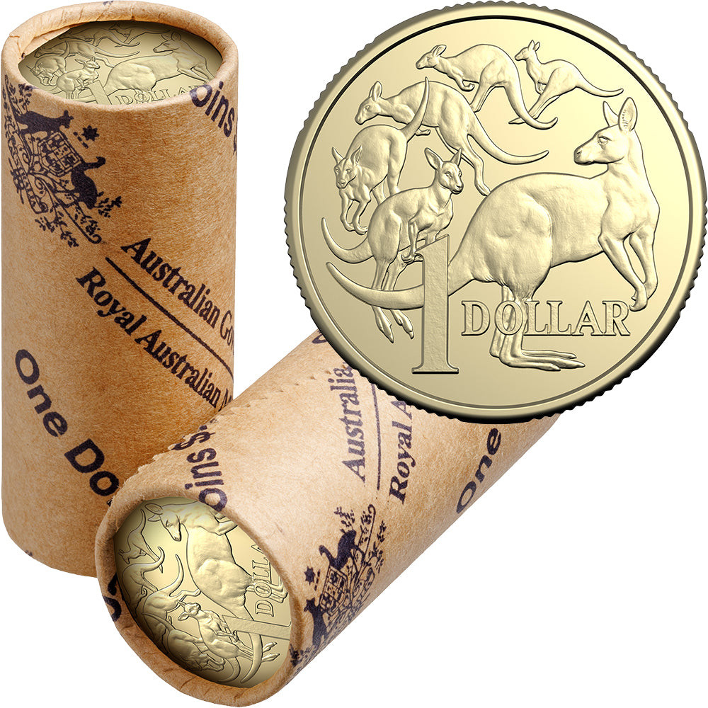 ROYAL AUSTRALIAN MINT - 2026 $1 CIRCULATING COIN ROLL NON-PREMIUM