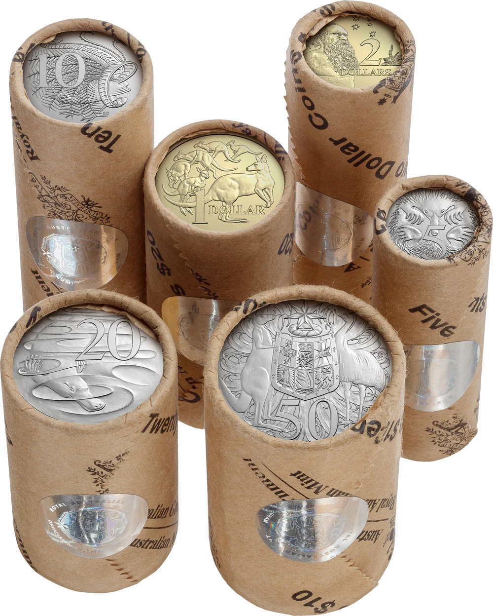 ROYAL AUSTRALIAN MINT - 2026 ROYAL AUSTRALIAN MINT PREMIUM 6 ROLLED COIN SET
