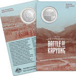 ROYAL AUSTRALIAN MINT - 75TH ANNIVERSARY OF THE BATTLE OF KAPYONG 2026 50C UNCIRCULATED COIN IN CARD