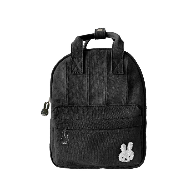MIFFY - MIFFY CANVAS BACKPACK (L) - BLACK