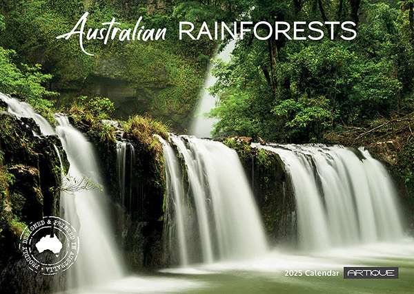 ARTIQUE - 2025 WALL CALENDAR | AUSTRALIAN RAINFORESTS