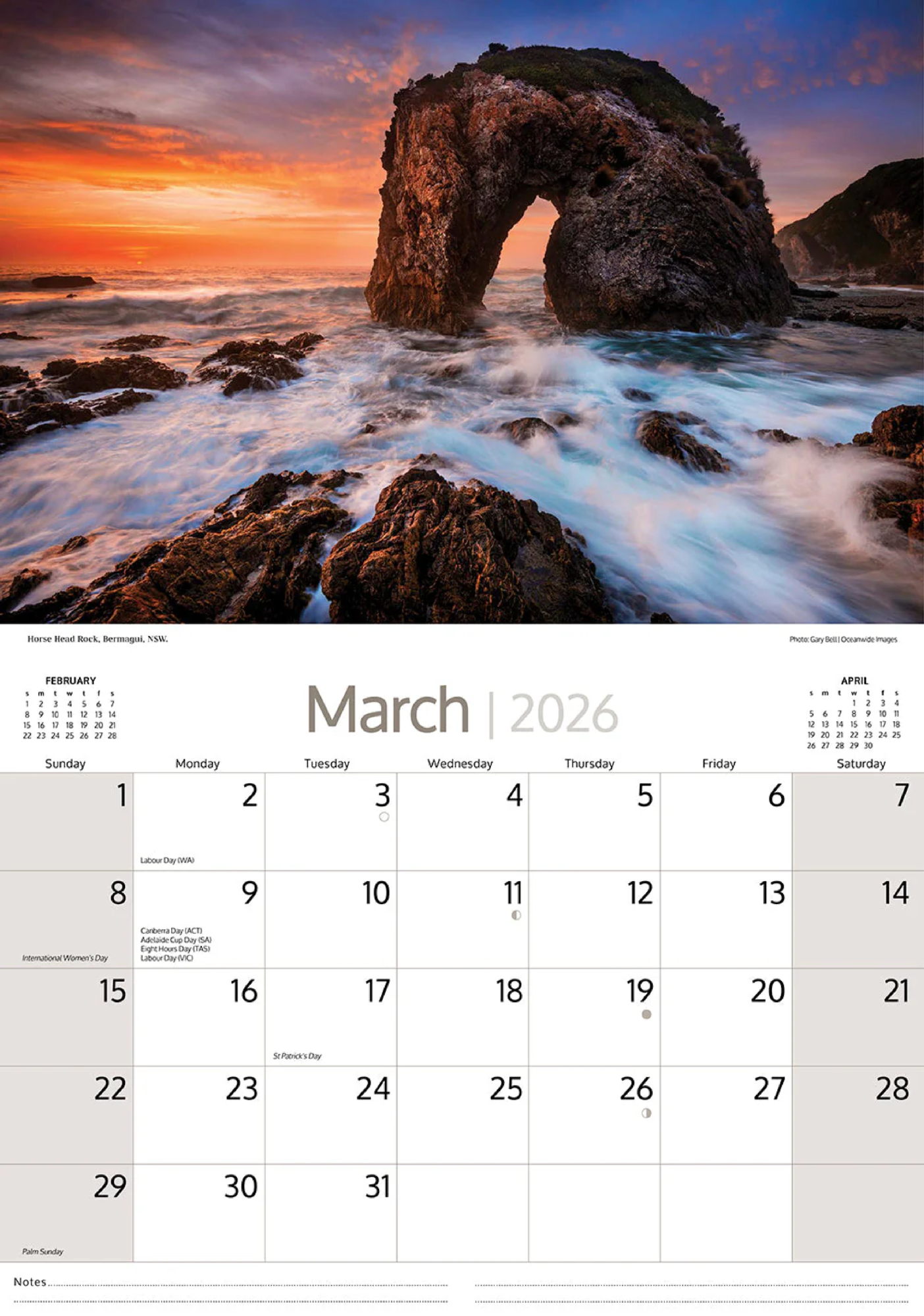 ARTIQUE - 2026 WALL CALENDAR | MAJESTIC AUSTRALIA