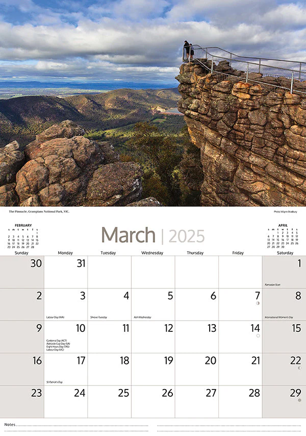 ARTIQUE - 2025 WALL CALENDAR | MAJESTIC AUSTRALIA