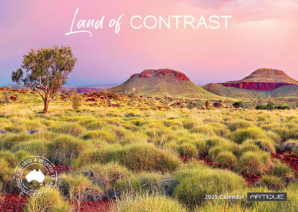 ARTIQUE - 2025 WALL CALENDAR | LAND OF CONTRAST