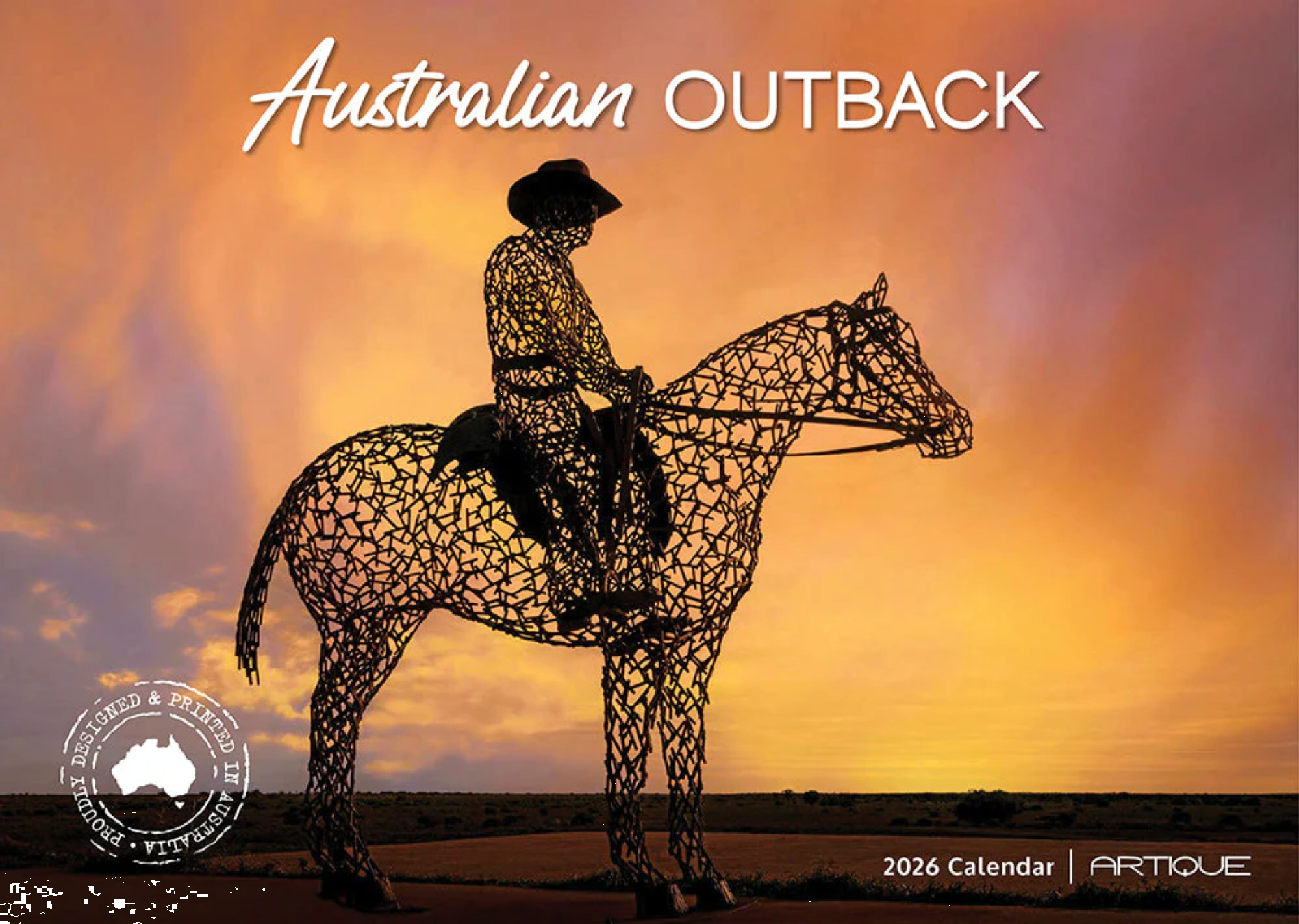ARTIQUE - 2026 WALL CALENDAR | AUSTRALIAN OUTBACK