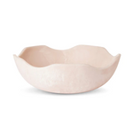 MADRAS LINK - ARIES PINK WAVY SALAD BOWL | HANDMADE RESIN