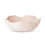 MADRAS LINK - ARIES PINK WAVY SALAD BOWL | HANDMADE RESIN