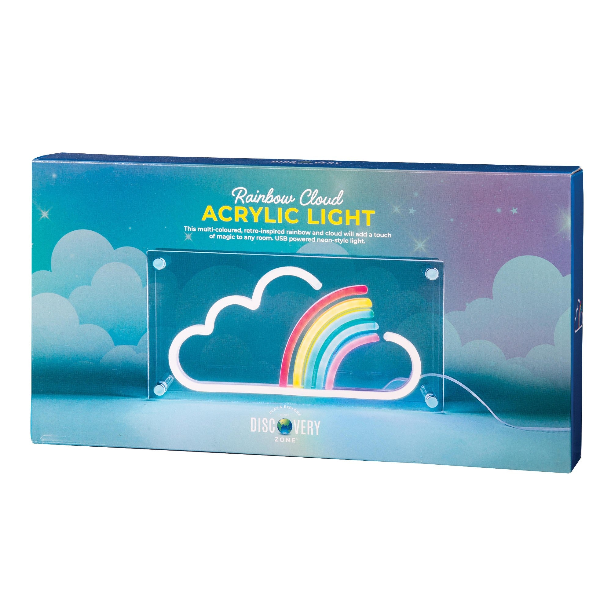 DISCOVERY ZONE - ACRYLIC LIGHT | RAINBOW CLOUD