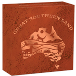 THE PERTH MINT - GREAT SOUTHERN LAND 2025 1OZ SILVER PROOF SNAKESKIN JASPER COIN