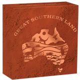THE PERTH MINT - GREAT SOUTHERN LAND 2025 1OZ SILVER PROOF SNAKESKIN JASPER COIN