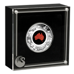 THE PERTH MINT - GREAT SOUTHERN LAND 2025 1OZ SILVER PROOF SNAKESKIN JASPER COIN