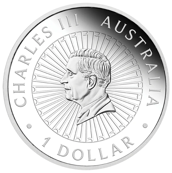 THE PERTH MINT - GREAT SOUTHERN LAND 2025 1OZ SILVER PROOF SNAKESKIN JASPER COIN