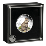 THE PERTH MINT - AUSTRALIAN QUOKKA 2024 1OZ SILVER PROOF COLOURED COIN