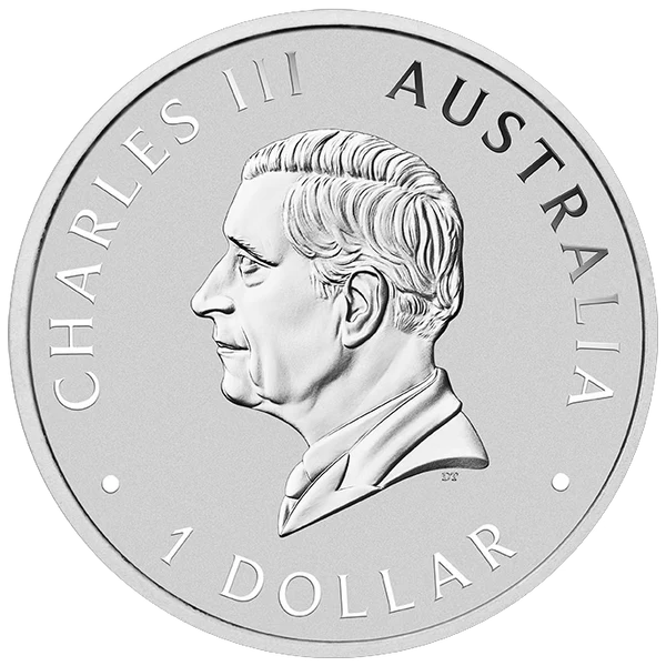 THE PERTH MINT - WOMBAT 2024 1OZ SILVER COLOURED COIN IN CARD