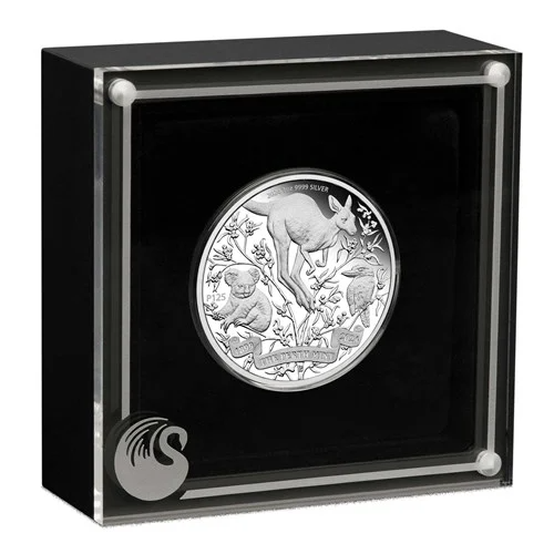 THE PERTH MINT - 125TH ANNIVERSARY 2024 10Z SILVER PROOF COIN (INCLUDING EXPRESS POST)