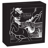 THE PERTH MINT - AUSTRALIAN LUNAR SERIES III 2026 YEAR OF THE HORSE 1OZ SILVER PROOF COLOURED COIN