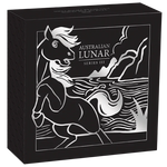 THE PERTH MINT - AUSTRALIAN LUNAR SERIES III 2026 YEAR OF THE HORSE 1/2OZ SILVER PROOF COIN