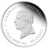 THE PERTH MINT - AUSTRALIAN LUNAR SERIES III 2026 YEAR OF THE HORSE 1/2OZ SILVER PROOF COIN