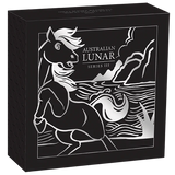 THE PERTH MINT - AUSTRALIAN LUNAR SERIES III 2026 YEAR OF THE HORSE 1OZ SILVER PROOF COIN