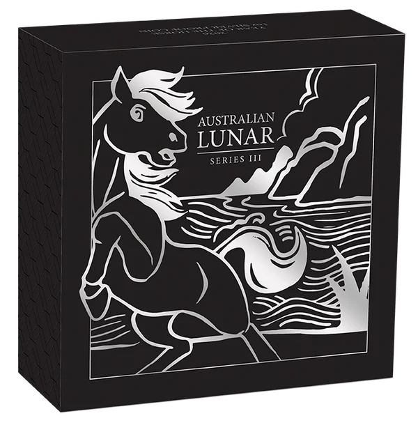 THE PERTH MINT - AUSTRALIAN LUNAR SERIES III 2026 YEAR OF THE HORSE 1OZ SILVER PROOF COIN