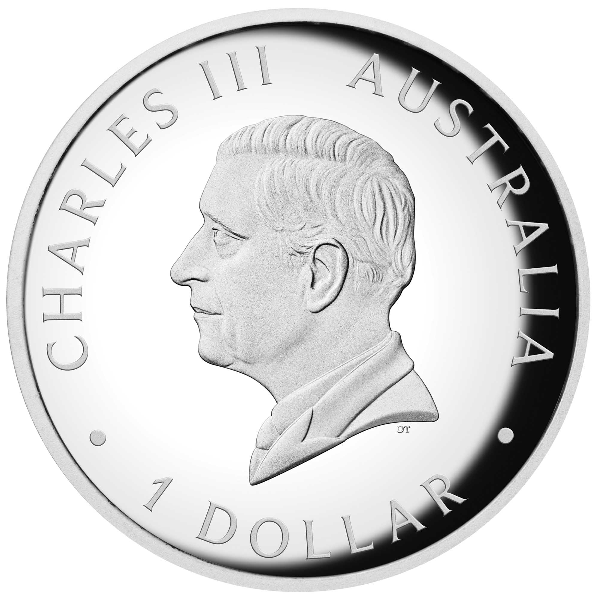 THE PERTH MINT - AUSTRALIAN KANGAROO 2026 1OZ SILVER PROOF HIGH RELIEF COLOURED COIN