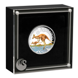 THE PERTH MINT - AUSTRALIAN KANGAROO 2026 1OZ SILVER PROOF HIGH RELIEF COLOURED COIN