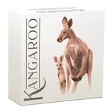THE PERTH MINT - AUSTRALIAN KANGAROO 2026 1OZ SILVER PROOF HIGH RELIEF COLOURED COIN