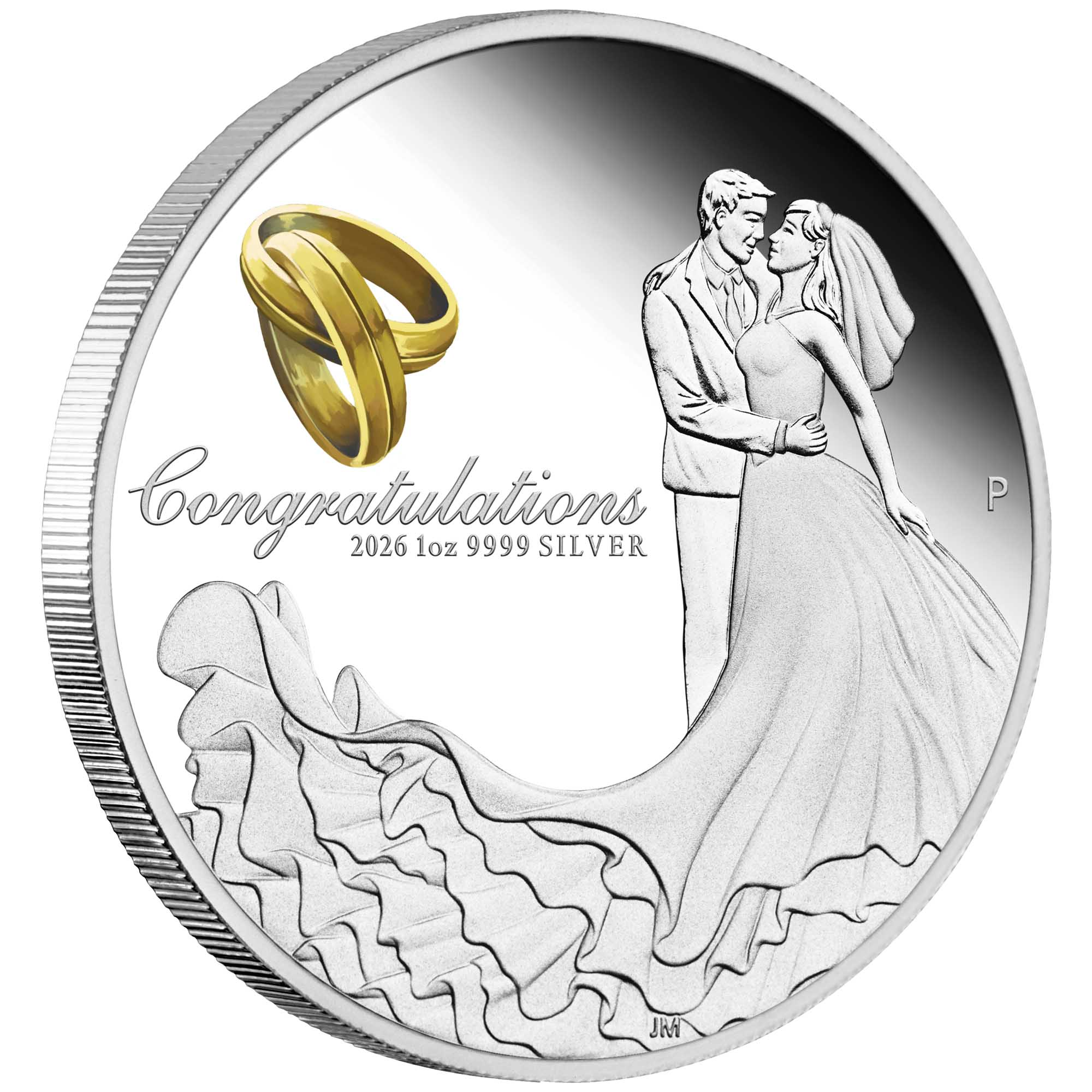 THE PERTH MINT - WEDDING 2026 1OZ SILVER PROOF COIN
