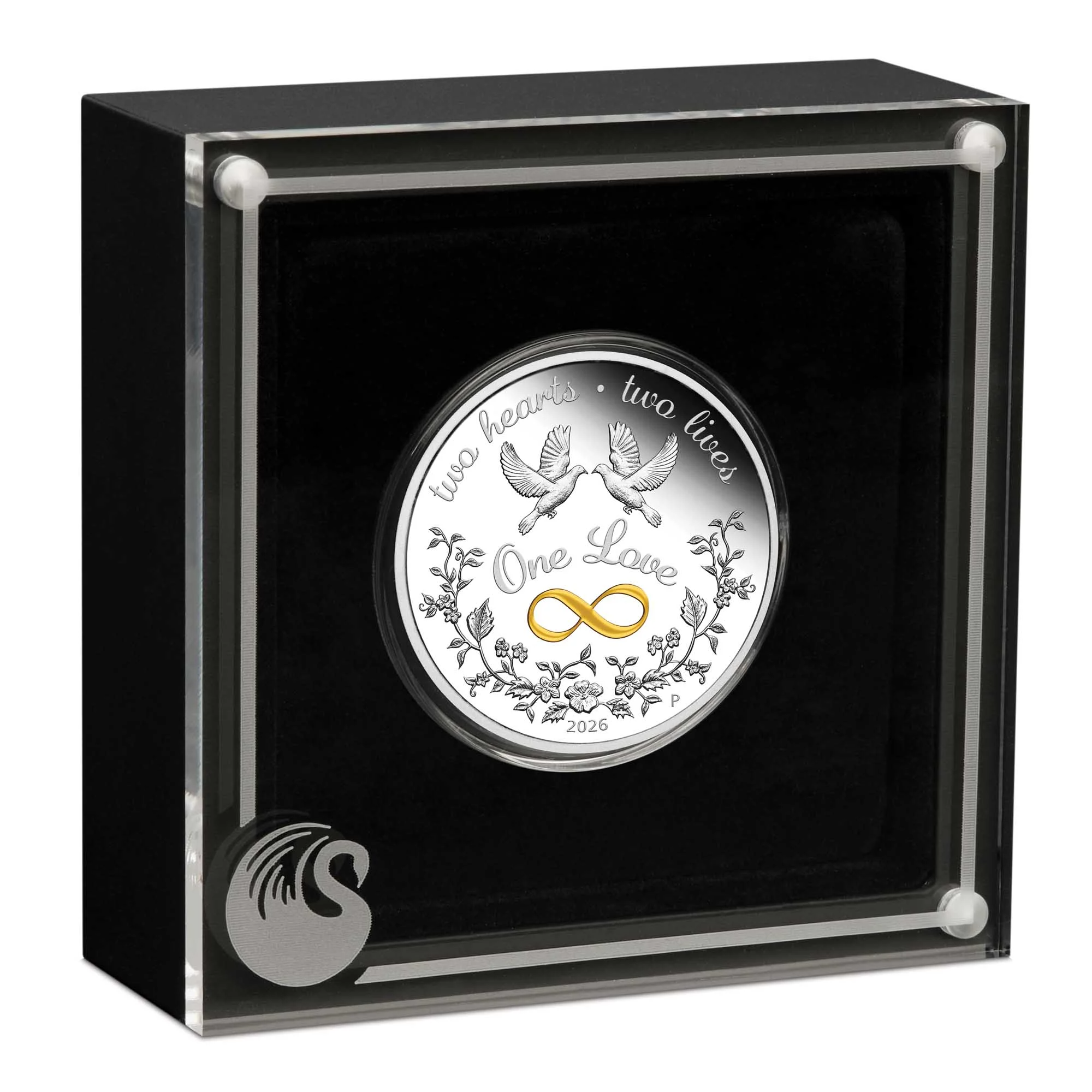THE PERTH MINT  - ONE LOVE 2026 1OZ SILVER PROOF COIN