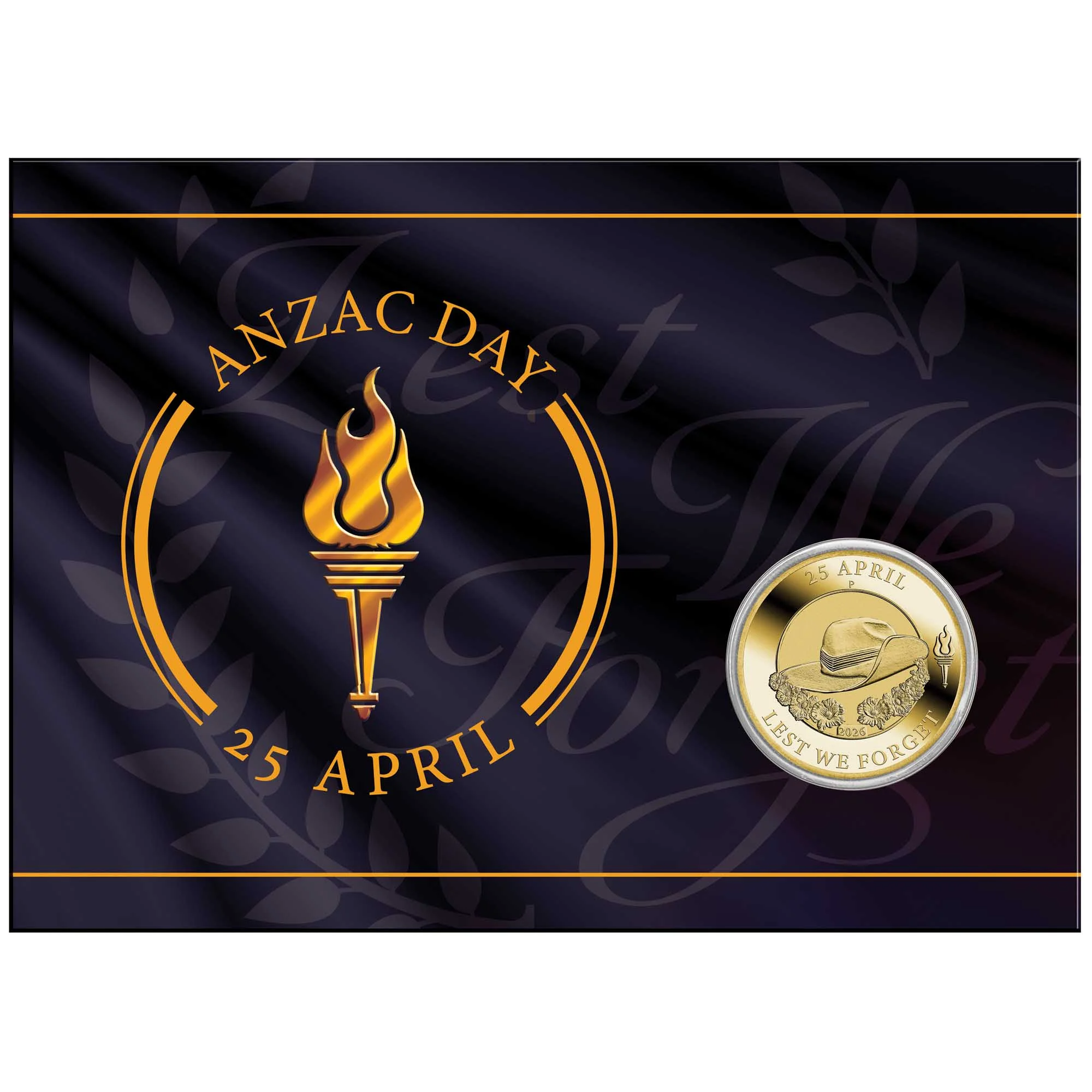 THE PERTH MINT - ANZAC DAY 2026 COIN IN CARD