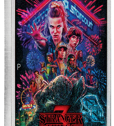 THE PERTH MINT - STRANGER THINGS | SEASON 3 2026 1OZ SILVER COLOURED RECTANGULAR COIN
