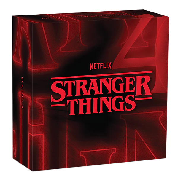 THE PERTH MINT - STRANGER THINGS | SEASON 4 2026 1OZ SILVER COLOURED RECTANGULAR COIN