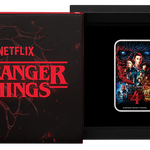 THE PERTH MINT - STRANGER THINGS | SEASON 4 2026 1OZ SILVER COLOURED RECTANGULAR COIN