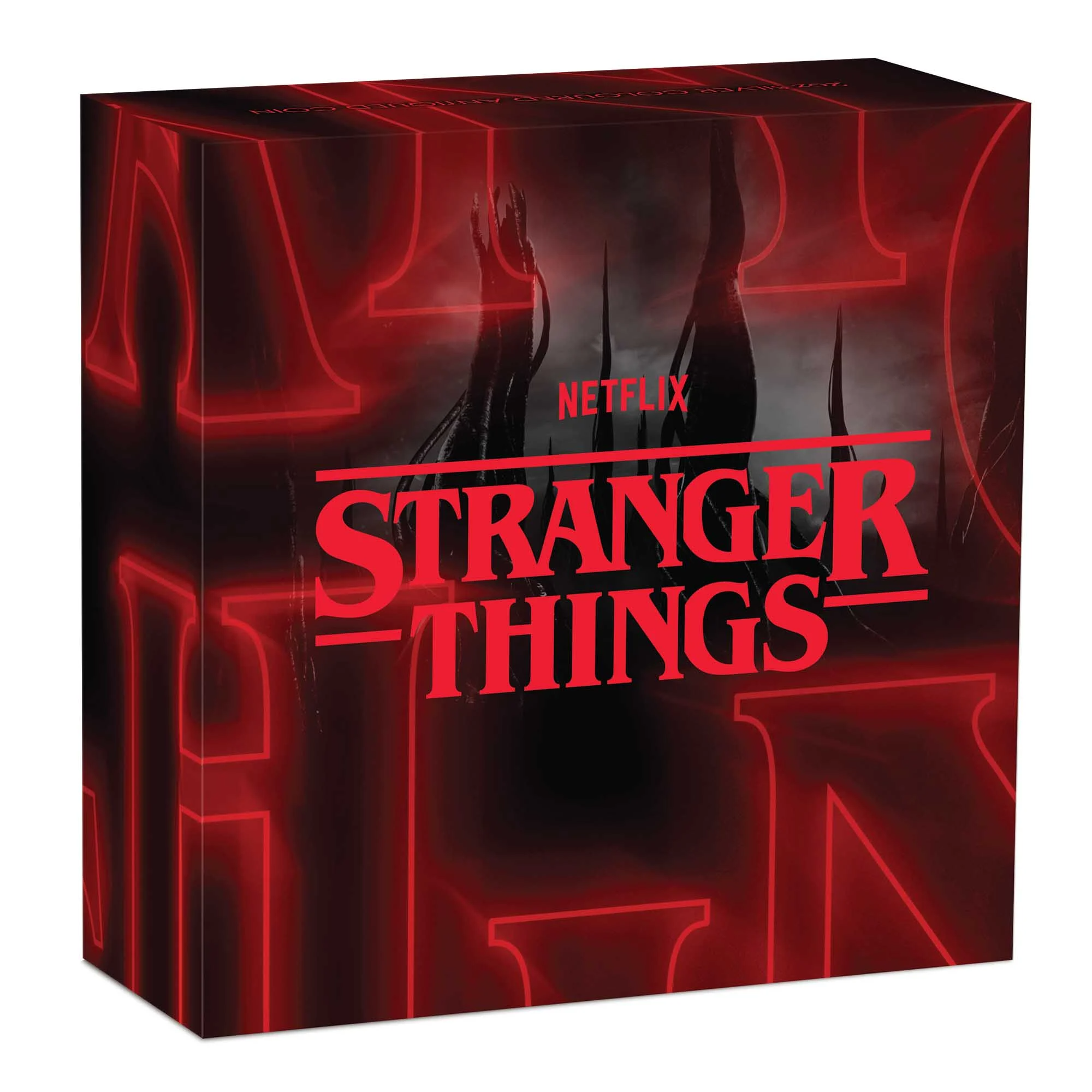 THE PERTH MINT - STRANGER THINGS | VILLAINS 2026 2OZ SILVER ANTIQUED COLOURED COIN 
