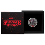 THE PERTH MINT - STRANGER THINGS | VILLAINS 2026 2OZ SILVER ANTIQUED COLOURED COIN 