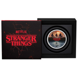 THE PERTH MINT - STRANGER THING | THE UPSIDE DOWN 2026 1OZ SILVER COLOURED COIN 