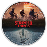 THE PERTH MINT - STRANGER THING | THE UPSIDE DOWN 2026 1OZ SILVER COLOURED COIN 