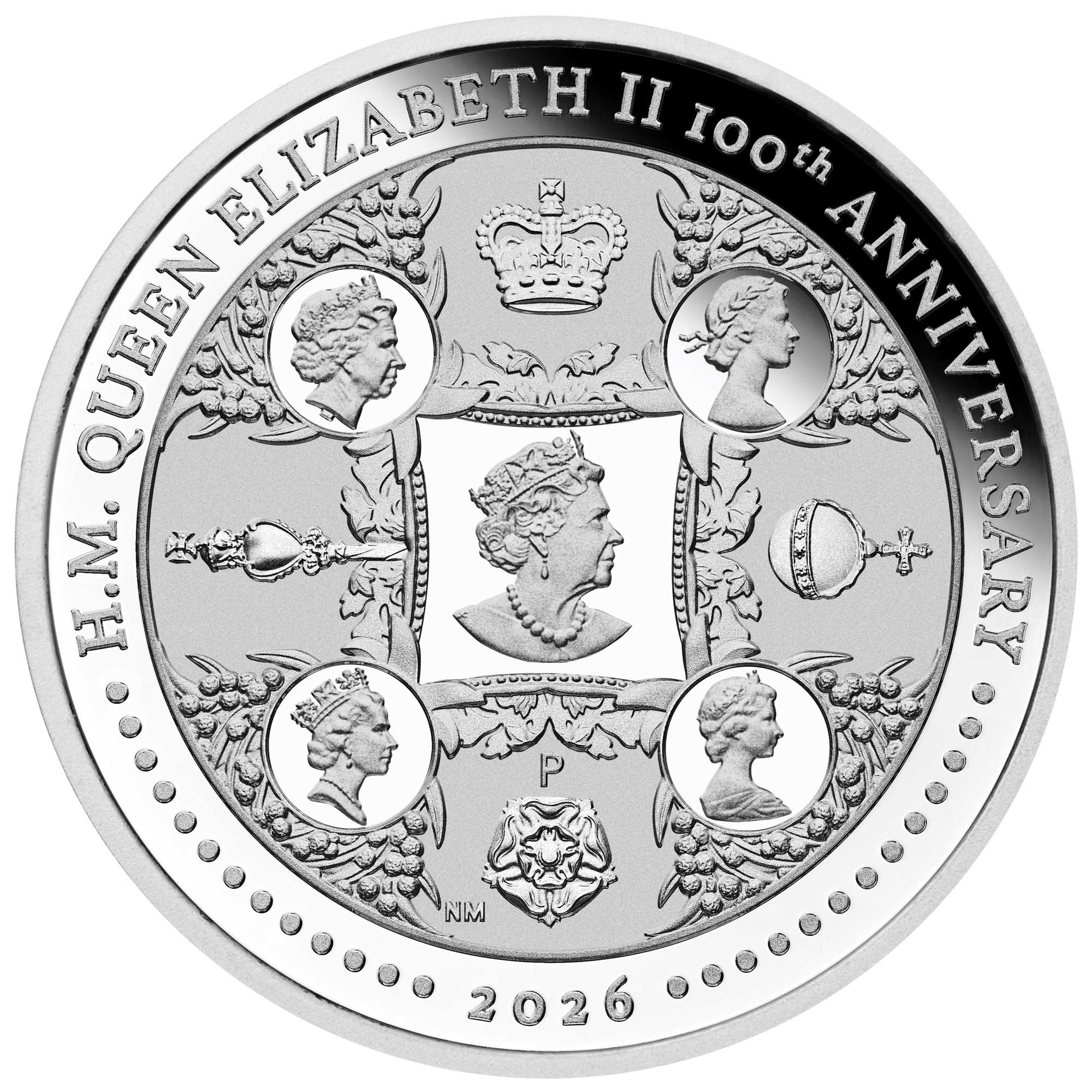 THE PERTH MINT - H.M. QUEEN ELIZABETH II 100TH ANNIVERSARY 2026 1OZ SILVER PROOF COIN