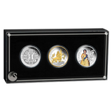 THE PERTH MINT - H.M. QUEEN ELIZABETH II 100TH ANNIVERSARY 2026 1OZ SILVER THREE-COIN SET