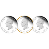THE PERTH MINT - H.M. QUEEN ELIZABETH II 100TH ANNIVERSARY 2026 1OZ SILVER THREE-COIN SET