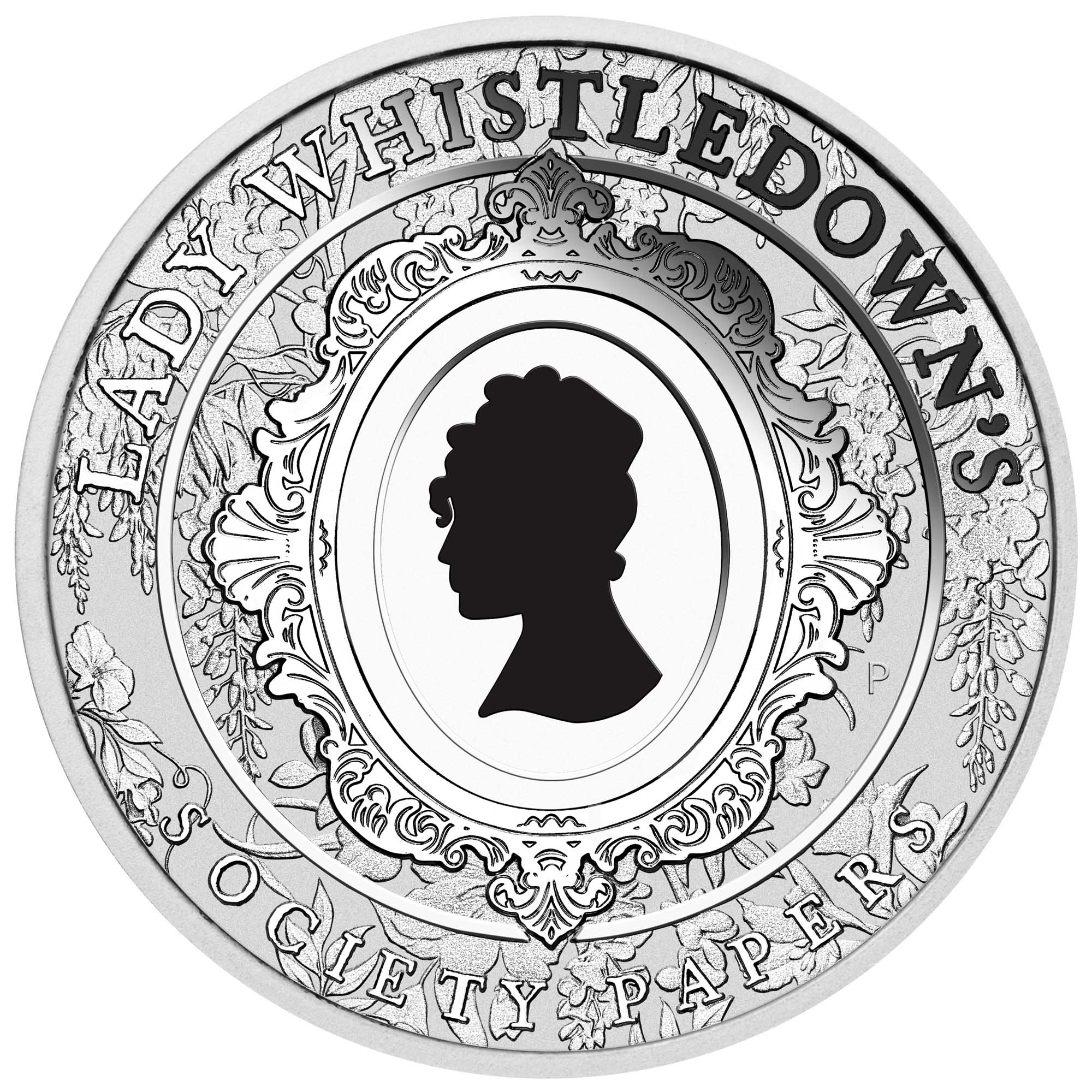 THE PERTH MINT  -BRIDGERTON | LADY WHISTLEDOWN 2026 1OZ SILVER COLOURED COIN