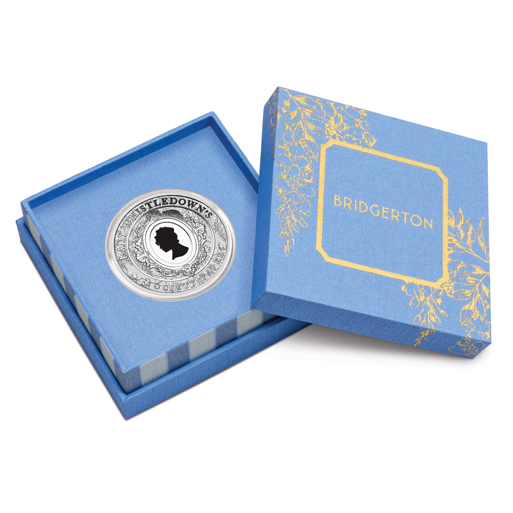 THE PERTH MINT  -BRIDGERTON | LADY WHISTLEDOWN 2026 1OZ SILVER COLOURED COIN