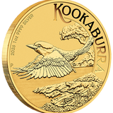 THE PERTH MINT - AUSTRALIAN KOOKABURRA PERTH STAMP AND COIN SHOW 2026 1OZ SILVER GOLD-PLATED COIN IN CARD