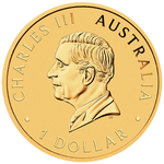 THE PERTH MINT - AUSTRALIAN KOOKABURRA PERTH STAMP AND COIN SHOW 2026 1OZ SILVER GOLD-PLATED COIN IN CARD