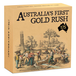 THE PERTH MINT - AUSTRALIA'S FIRST GOLD RUSH 175TH ANNIVERSARY 2026 1OZ SILVER PROOF GILDED COIN