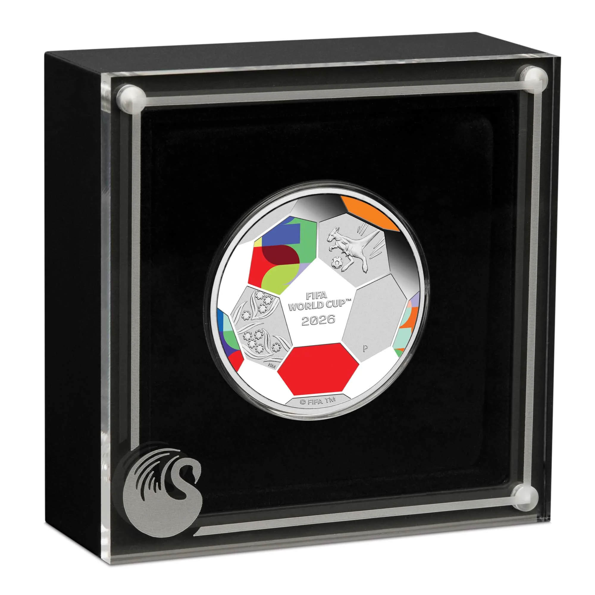 THE PERTH MINT - FIFA WORLD CUP 2026 1/2OZ SILVER PROOF COLOURED COIN