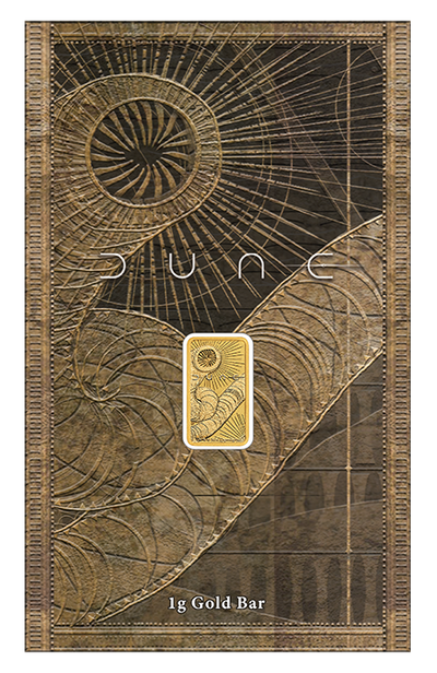 THE PERTH MINT - DUNE 2026 1G GOLD MINTED BAR