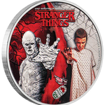 THE PERTH MINT - STRANGER THINGS | ELEVEN + VECNA 2026 1/2OZ SILVER COLOURED COIN