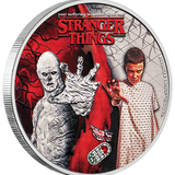 THE PERTH MINT - STRANGER THINGS | ELEVEN + VECNA 2026 1/2OZ SILVER COLOURED COIN